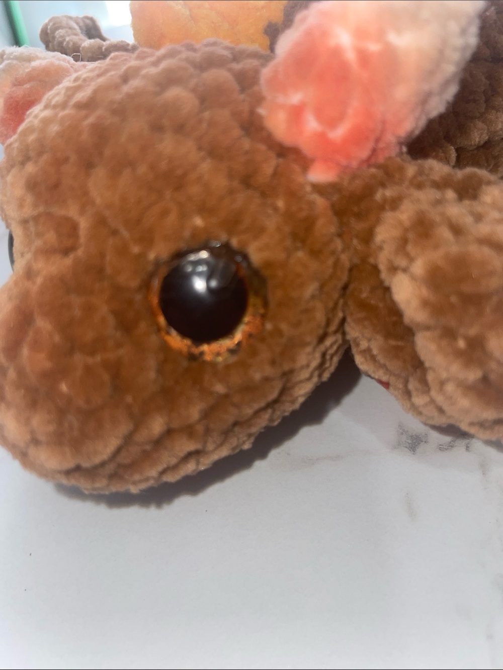 Handmade crocheted baby dragon - Picture 7 of 8